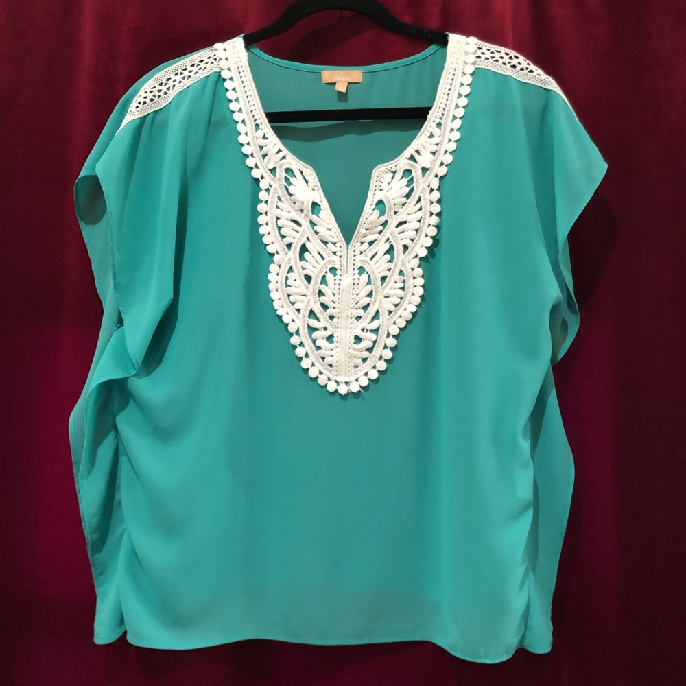 Mint Green Takara Blouse Sz Small